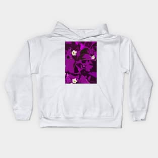 Purple Bouganvilla Kids Hoodie